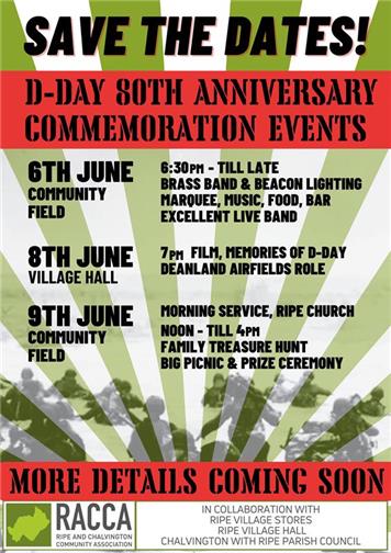  - D-Day 80th Anniversary Commemoration Events